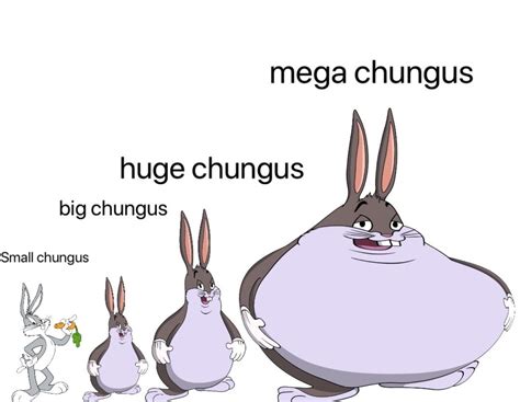 The Chungus Scale Ironic Big Chungus Memes Know Your Meme