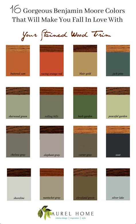 The Stained Wood Trim Stays 16 Wall Colors To Make It Sing Laurel Home
