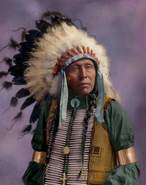 Colors For A Bygone Era Colorized Native American Indian Circa 1900s