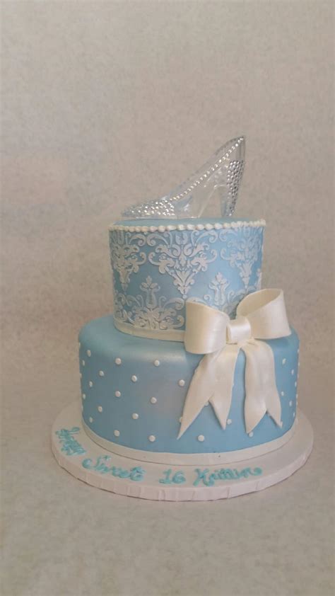 Sweet 16 Cake Light Blue The Makery Cake Co