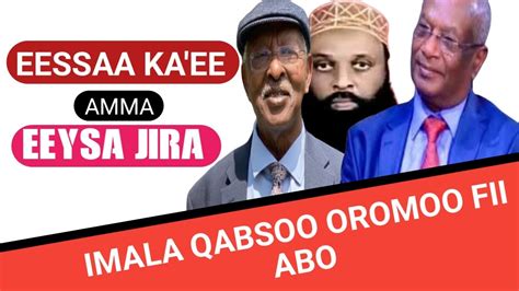 Imalaaf Sadarkaa Qabsoo Adda Bilisummaa Oromoo Yeroo Ammaa Oromo