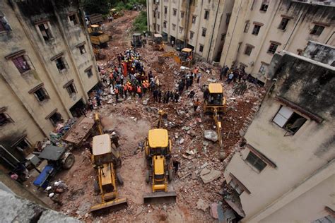 2 Apartment Buildings Collapse In Western India Killing 11 People