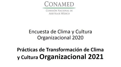 Encuesta De Cultura Y Clima Organizacional Y Pr Cticas De