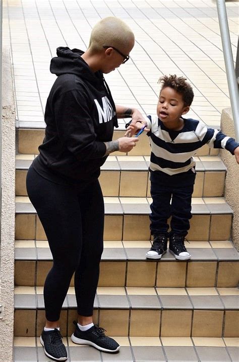 amber rose daily amber rose mother son boss lady