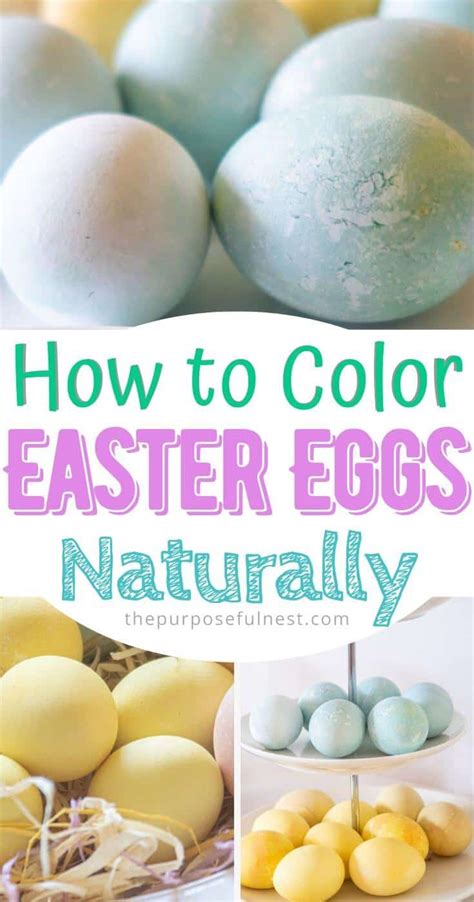 How To Dye Easter Eggs With Natural Ingredients The