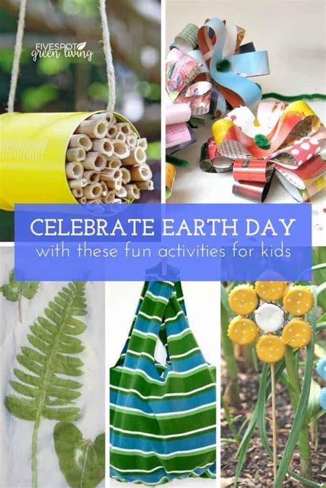 Fun Earth Day Activities For Kids Five Spot Green Living
