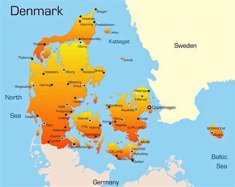 Printable Map Of Denmark Printable Word Searches