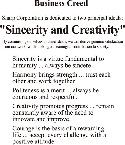 Business Philosophy | Sharp Corporation | Sharp Global