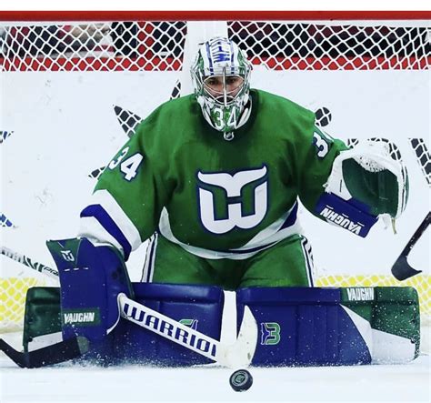 The sabres goaltender will be 28 later this month and has a rather limited. Petr Mrazek (2018- ) | Hockey, Hockey goalie equipment ...