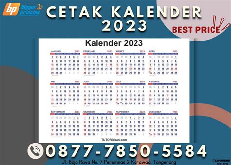 Best Price Wacall 0877 7850 5584 Cetak Kalender 2023 Di Cipondoh