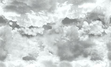 Awesome clouds wallpaper for desktop, table, and mobile. Lee Fieldman Clouds Grey - Tektura Wallcoverings
