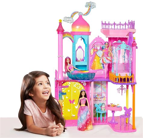 Buy Barbie Rainbow Cove Princess Castle Playset At Mighty Ape Australia
