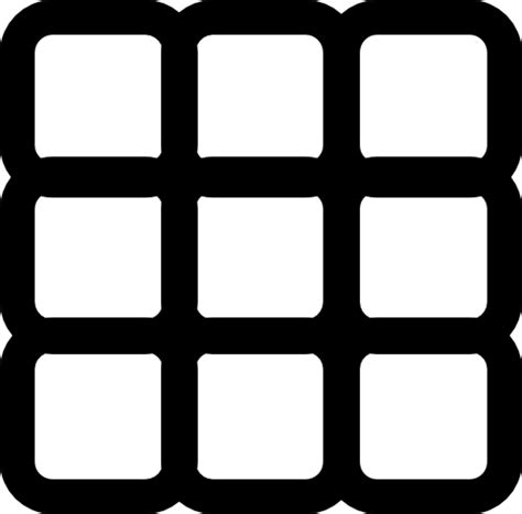 Free Download Nine Outlined Squares Structure Icon Webfont Interface