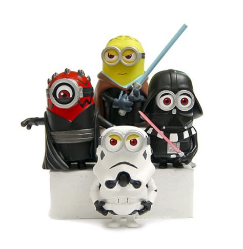 Minion Action Figures Minion Cosplay Star Wars Darth Vader Maul Stormtroop Ebay
