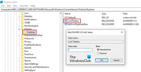 How To Disable Lock The Taskbar Option In Windows Settings
