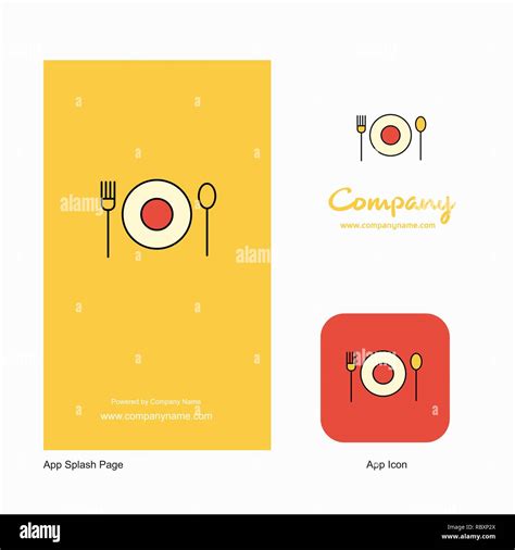Food Company Logo App Icon And Splash Page Design Creative Business