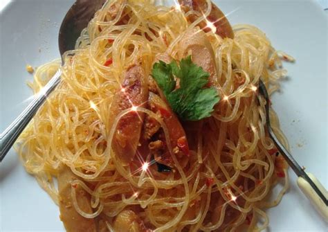 Produk kami juga telah mendapatkan sertifikasi bpom dan halal sebagai bukti bahwa bihun produksi kami, baik bihun jagung maupun bihun beras merupakan bihun yang berkualitas, sehat. Resep Bihun Goreng Pedas oleh Nadilnoodle - Cookpad
