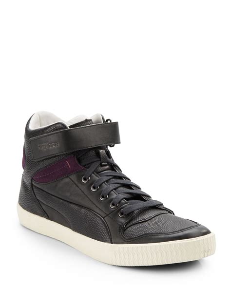 Alexander mcqueen by puma mcq move lo men red sneakers. Alexander Mcqueen X Puma Street Climb Iii Hightop Sneakers ...
