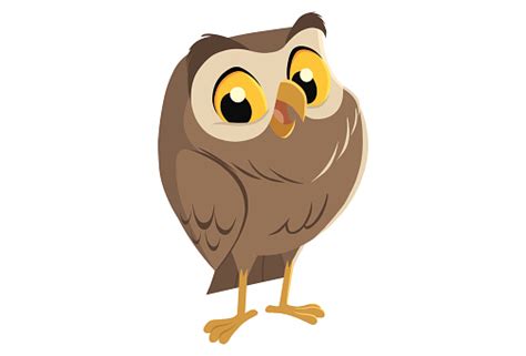Happy Owl Smiling Stock Illustration Download Image Now Istock