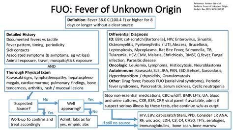 Fever Of Unknown Origin Fever Of Unknown Origin Fuo Fever Of