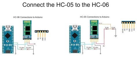 Connecting 2 Arduinos By Bluetooth Using A Hc 05 And A Hc 06 Pair