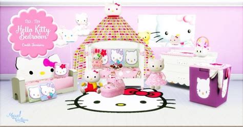 Kitty Bedroom At Victor Miguel Sims 4 Updates Hello Kitty Bedroom