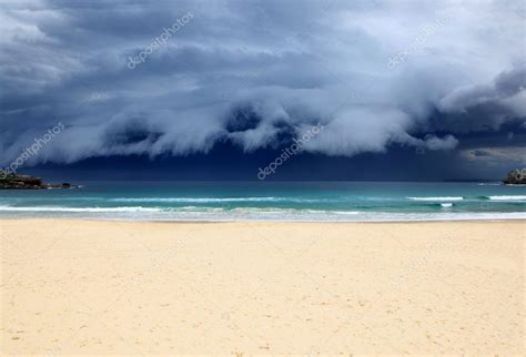 Bondi Beach Storm Sydney Australia — Stock Photo © Jeayesy 90337328