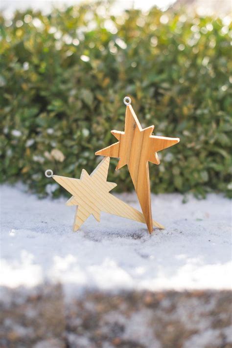 Mini Wooden Bethlehem Star Christmas Ornament Wooden Christmas