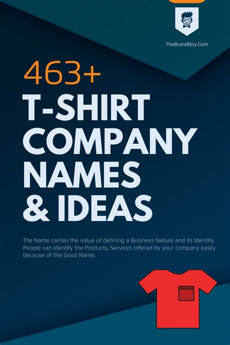 568 Unique T Shirt Brand Name That You Can Use Video Infographic