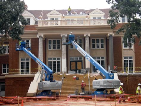 New Rutherford Hall Pays Tribute To The Old One Flagpole
