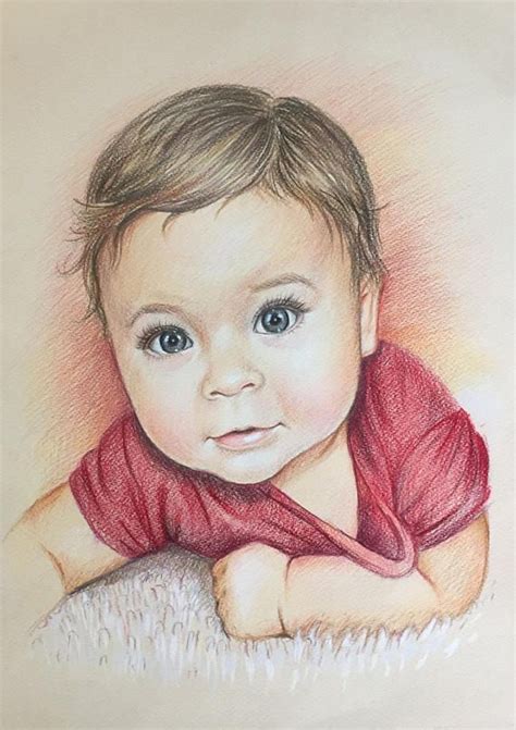This Item Is Unavailable Colored Pencil Portrait Baby Drawing Baby Art