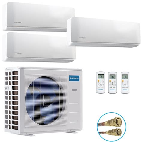 Mini splits can be ducted to multiple spaces or ductless. MrCool DIY Multi-Zone 27k BTU 3 Zone Ductless Mini-Split ...