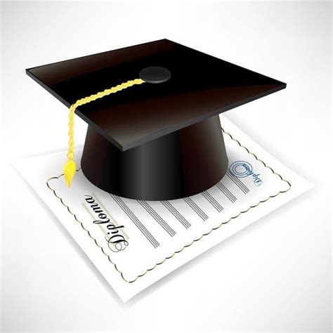 Graduation Cap And Diploma Eps Vector Uidownload