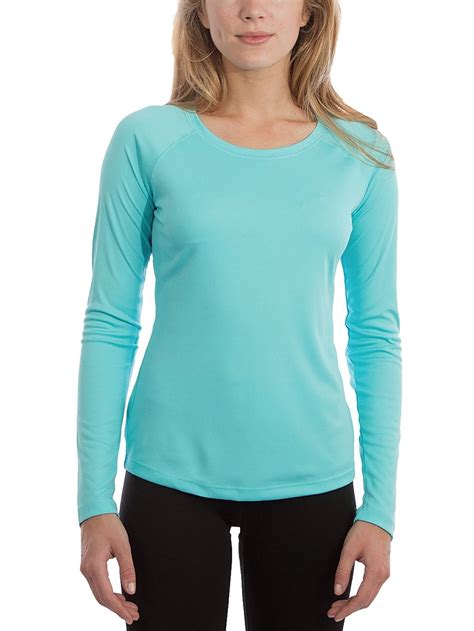vapor apparel vapor apparel women s upf 50 uv sun protection long sleeve performance shirt