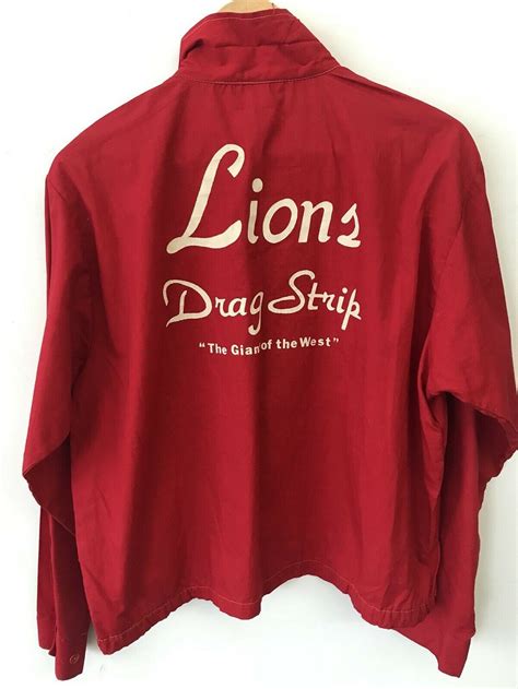 Photo 50s Lions Drag Strip Jacket 3 Drag Race Memorabilia Album