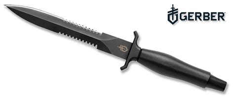 Gerber Mark Ii Combat Knife 675 Double Edge Partially Serrated