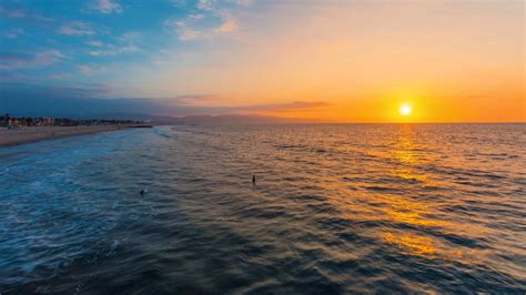 喜欢大海？喜欢日落日出？威尼斯海滩4k高清动态桌面壁纸你值得拥有！好看的海景动态图片 Csdn博客