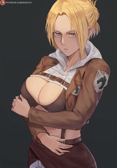 Annie Attack On Titan By Shexyo Hentai Foundry