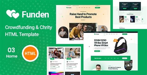 Funden Crowdfunding Charity HTML Template Bootstrap