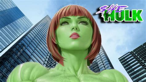 Giant She Hulk Destroy The City Youtube