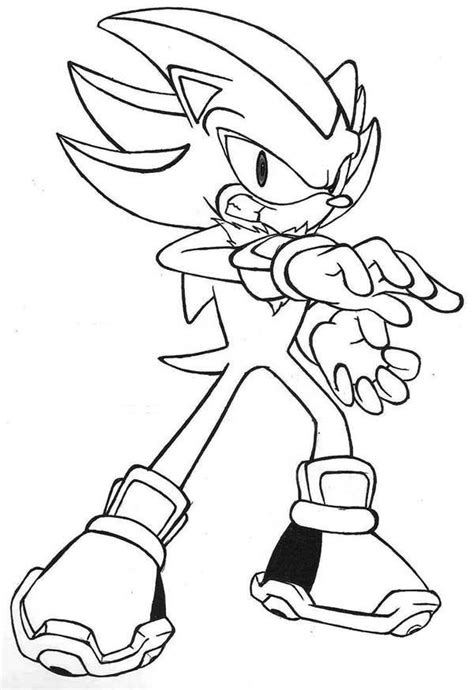 Metal Sonic Is Ready Coloring Page Kids Play Color Coloring Pages