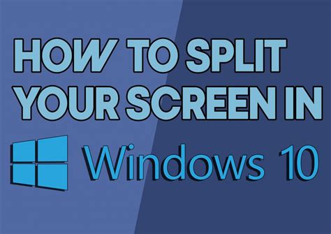 How To Split Your Screen In Windows 10 Blinking Switch