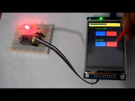 Arduino TFT LCD Touch panel 3.2 inch - YouTube