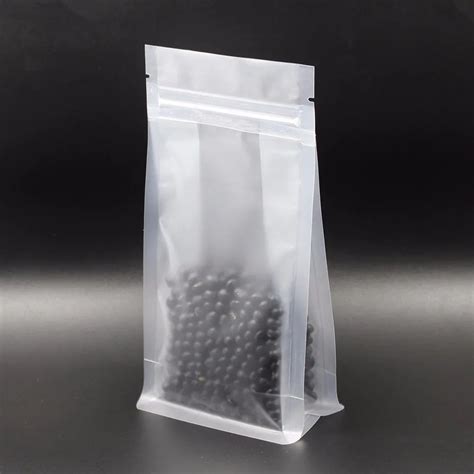 Resealable Zip Lock Bags Clear Poly Zipper Side Gusset Bag Reclosable