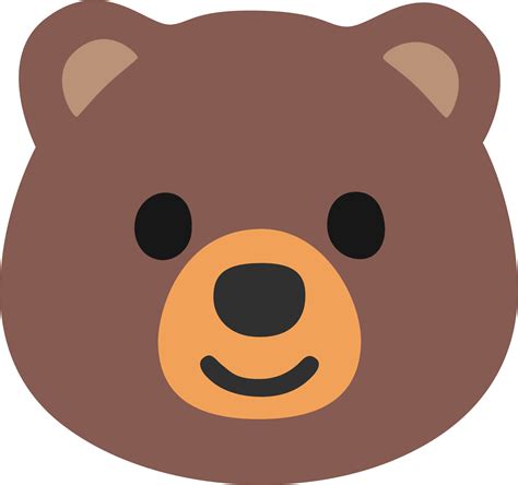 Bear Face Emoji Download For Free Iconduck