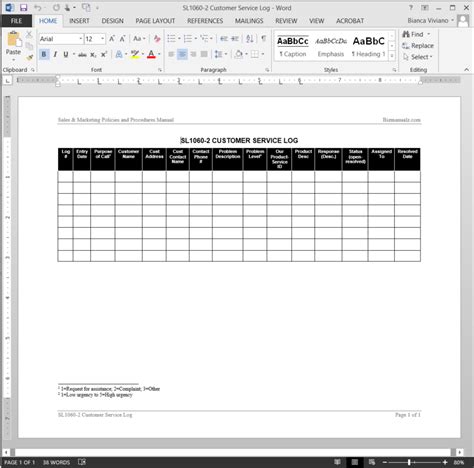 An sla(service level agreement) is an official commitment between a service provider and their client. Complaint Tracking Spreadsheet intended for Customer Service Log Template Sl10602 — db-excel.com