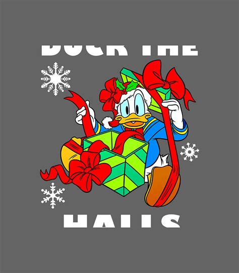 Donald Duck The Halls Christmas Portrait Digital Art By Floyde Saoir
