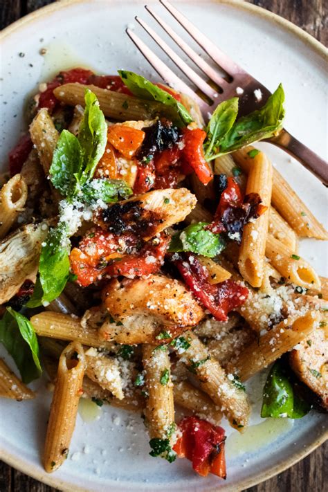 Weeknight Grilled Chicken Pasta Salad With Balsamic Vinaigrette The