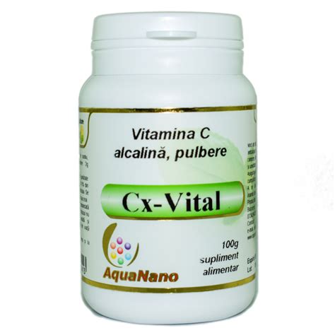Vitamina C Alcalina Tamponata Pulbere Cx Vital 100g Aghoras Dr