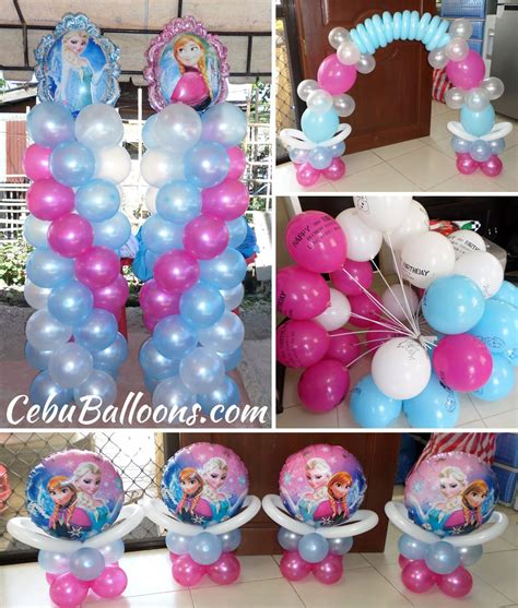 Disney Frozen Balloon Design At L Jaime St Frozen Balloon Decorations